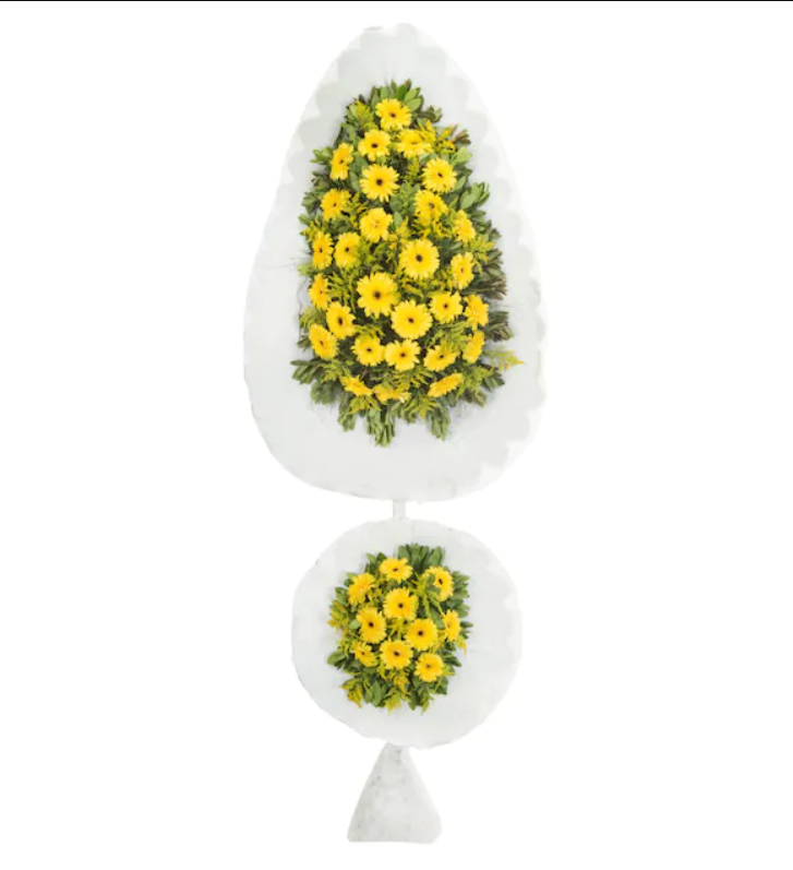 Sarı Gerbera Çelenk